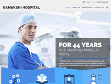 Tablet Screenshot of kamakshihospital.org